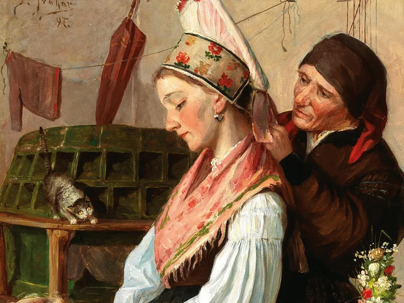 1867-Ivan Grohar - Prima del matrimonio